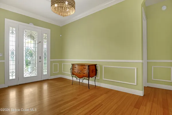 a view of a building with a yard