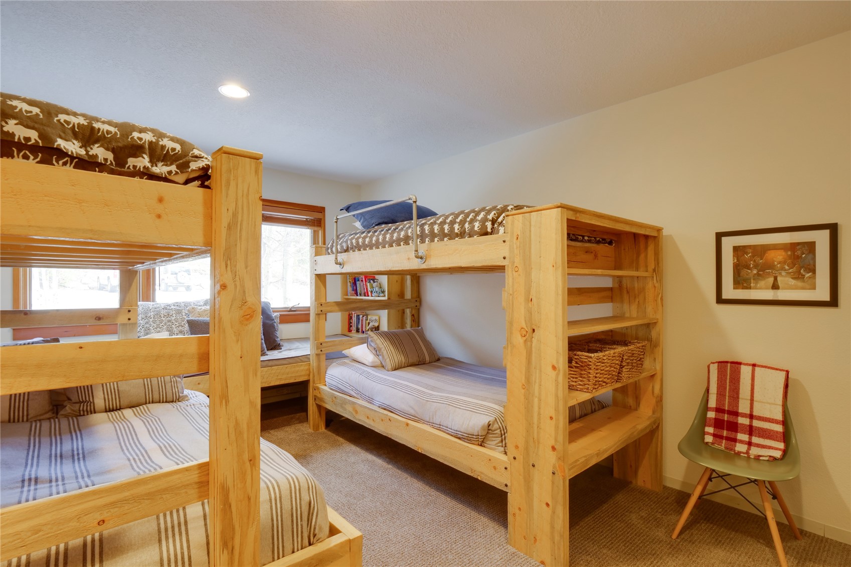 180 Tennis Club Road, Unit 1655 Keystone, CO 80435 - Photo 35 of 48 a bedroom with a bed and a view of living room
