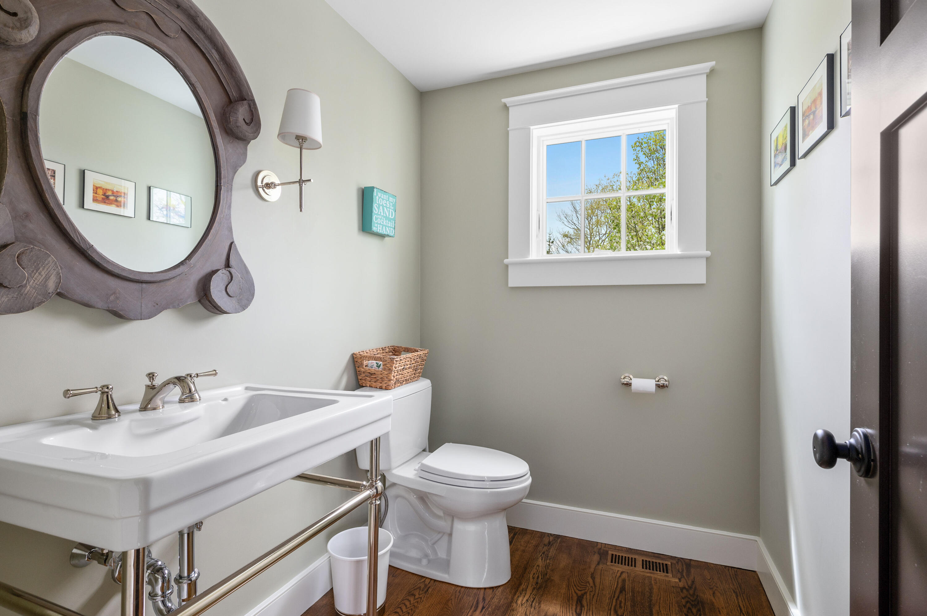 189 Harbor Point Road Barnstable, MA 02675 - Photo 17 of 68 a bathroom with a toilet a sink and a mirror