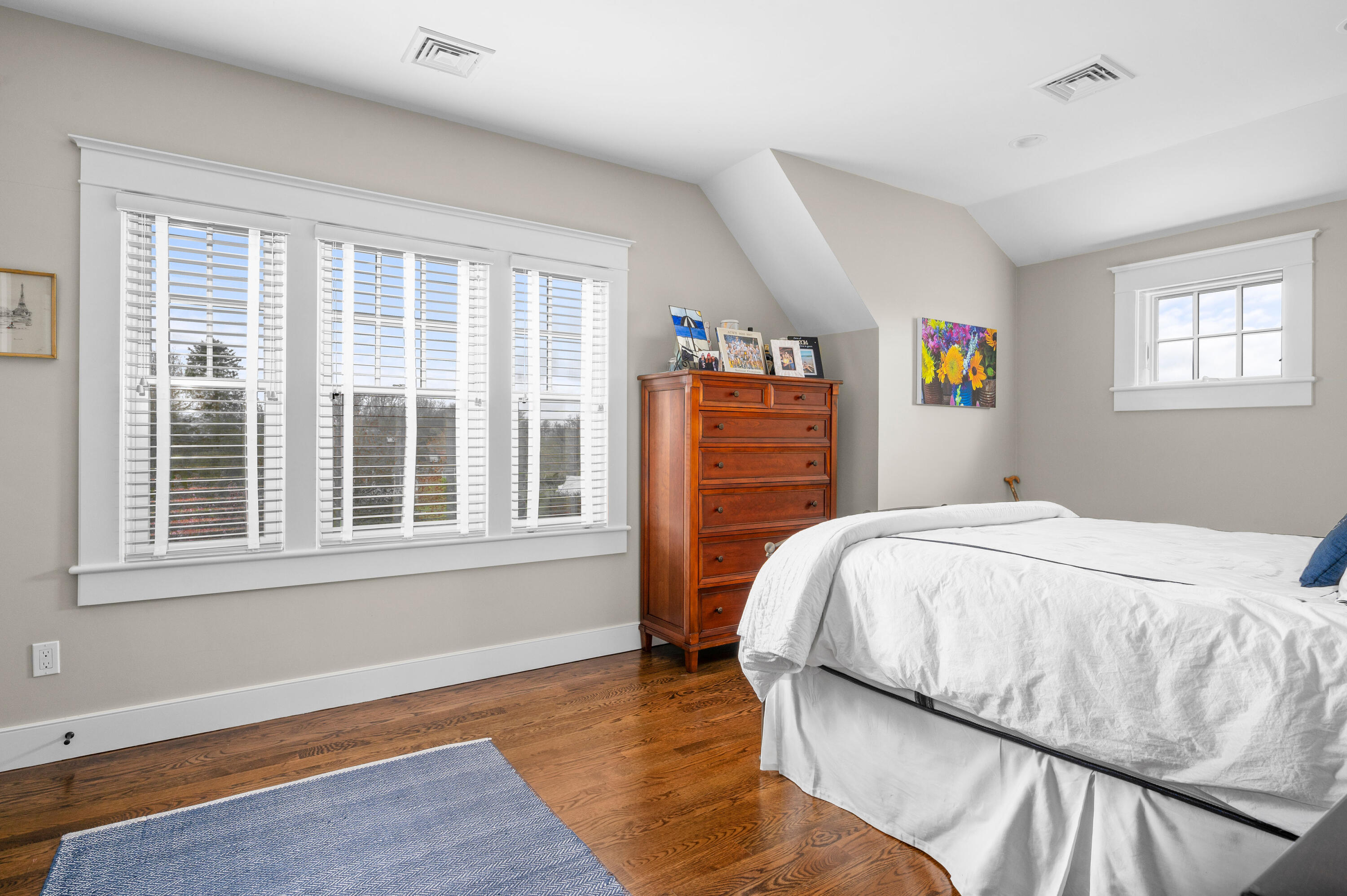 189 Harbor Point Road Barnstable, MA 02675 - Photo 31 of 68 a bedroom with a bed and wooden floor