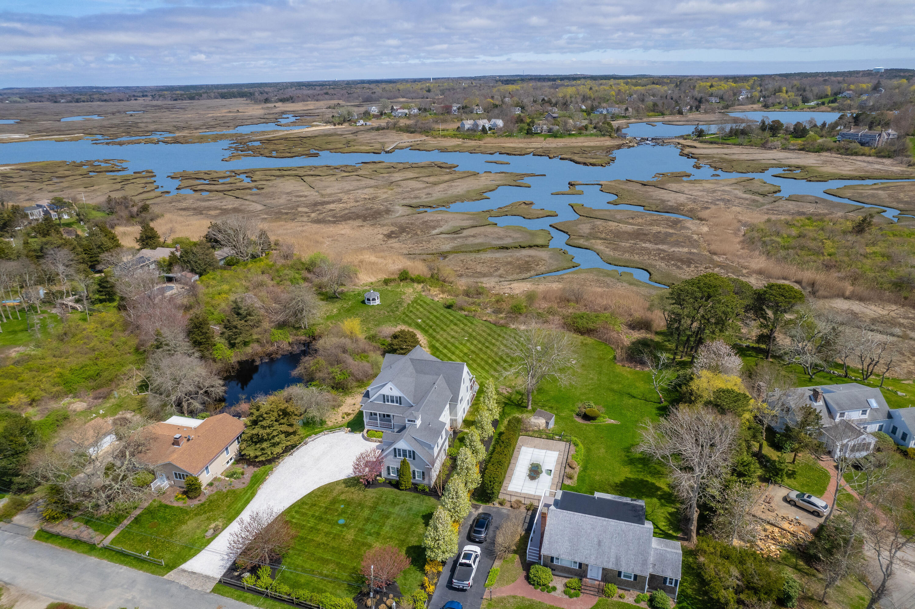 189 Harbor Point Road Barnstable, MA 02675 - Photo 59 of 68 a view of a city with an ocean