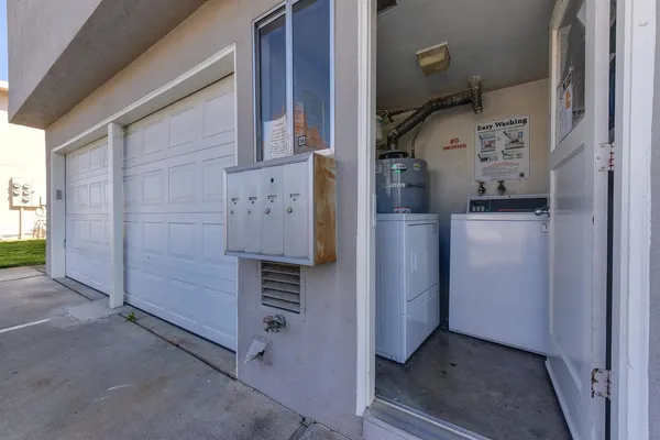 a car parked in front of a house