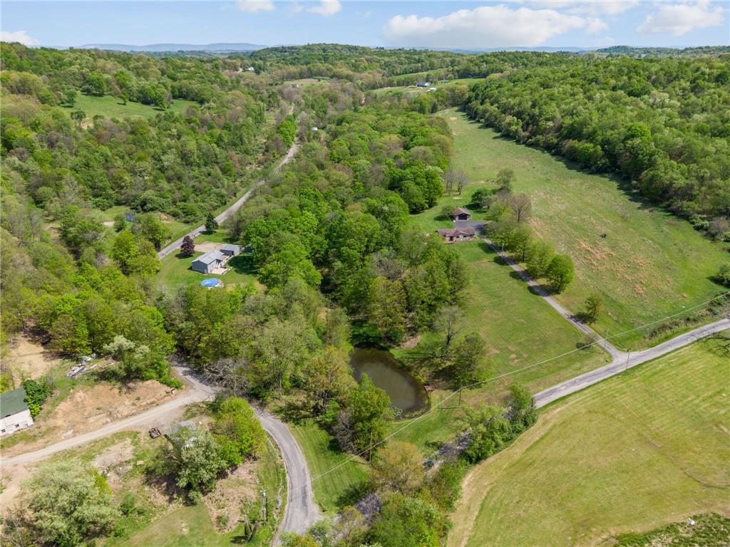 388 Bortz Road Saltsburg, PA 15681 - Photo 49 of 50 Approx. 700’ Fencing along of Sawmill Road Frontage and Home Setting on Bortz Road