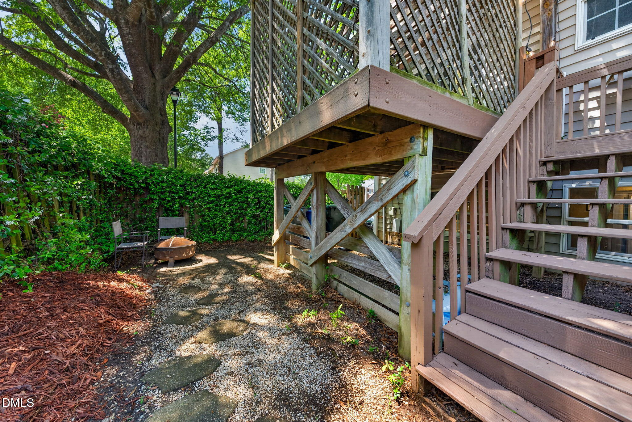 5500 Vista View Court Raleigh, NC 27612 - Photo 3 of 38 a view of outdoor space deck and mountain view