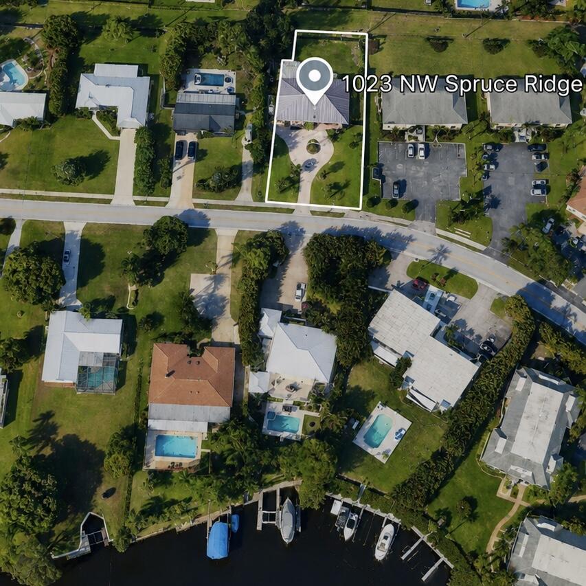1023 Northwest Spruce Ridge Drive Stuart, FL 34994 - Photo 32 of 33 Aerial View