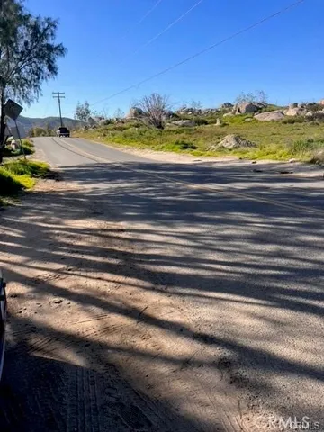 a view of a garden with an outdoor space