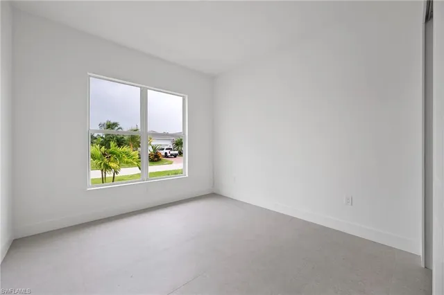 a view of an empty room