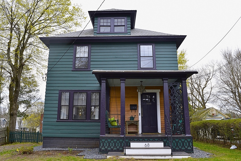 a view of a house with a patio