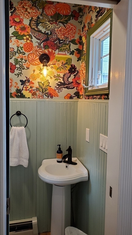 68 Clark Street Worcester, MA 01606 - Photo 8 of 42 a bathroom with a sink and mirror