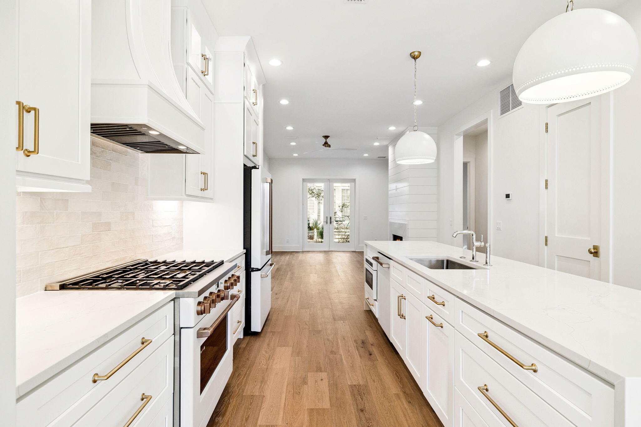141 Grande Pointe Dr Inlet Beach Inlet Beach, FL 32461 - Photo 15 of 64 a spacious bathroom with a granite countertop sink a mirror and a shower