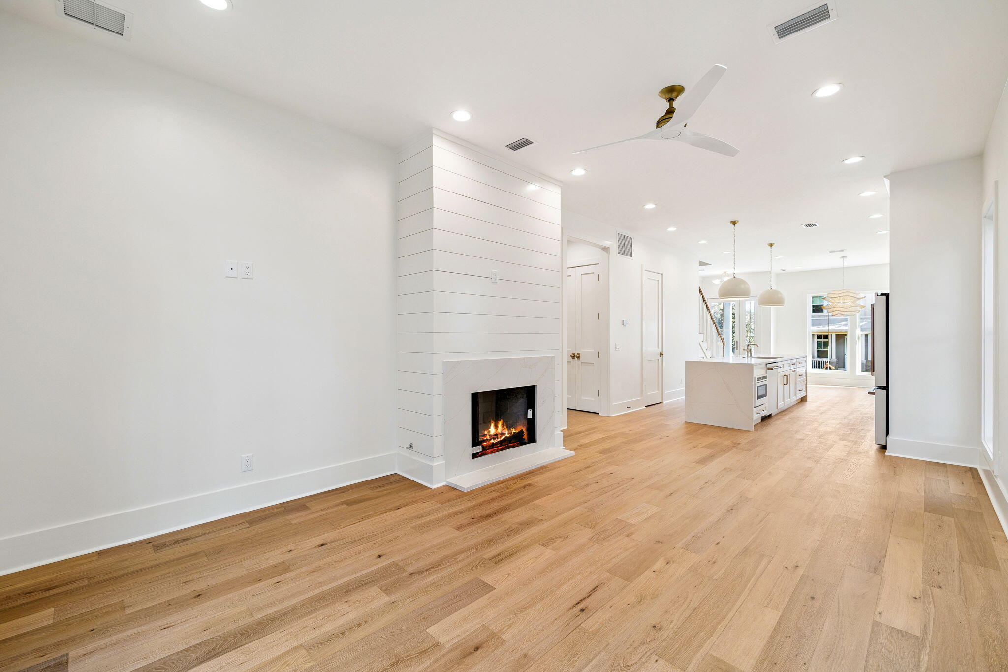 141 Grande Pointe Dr Inlet Beach Inlet Beach, FL 32461 - Photo 4 of 64 a view of a livingroom with a fireplace