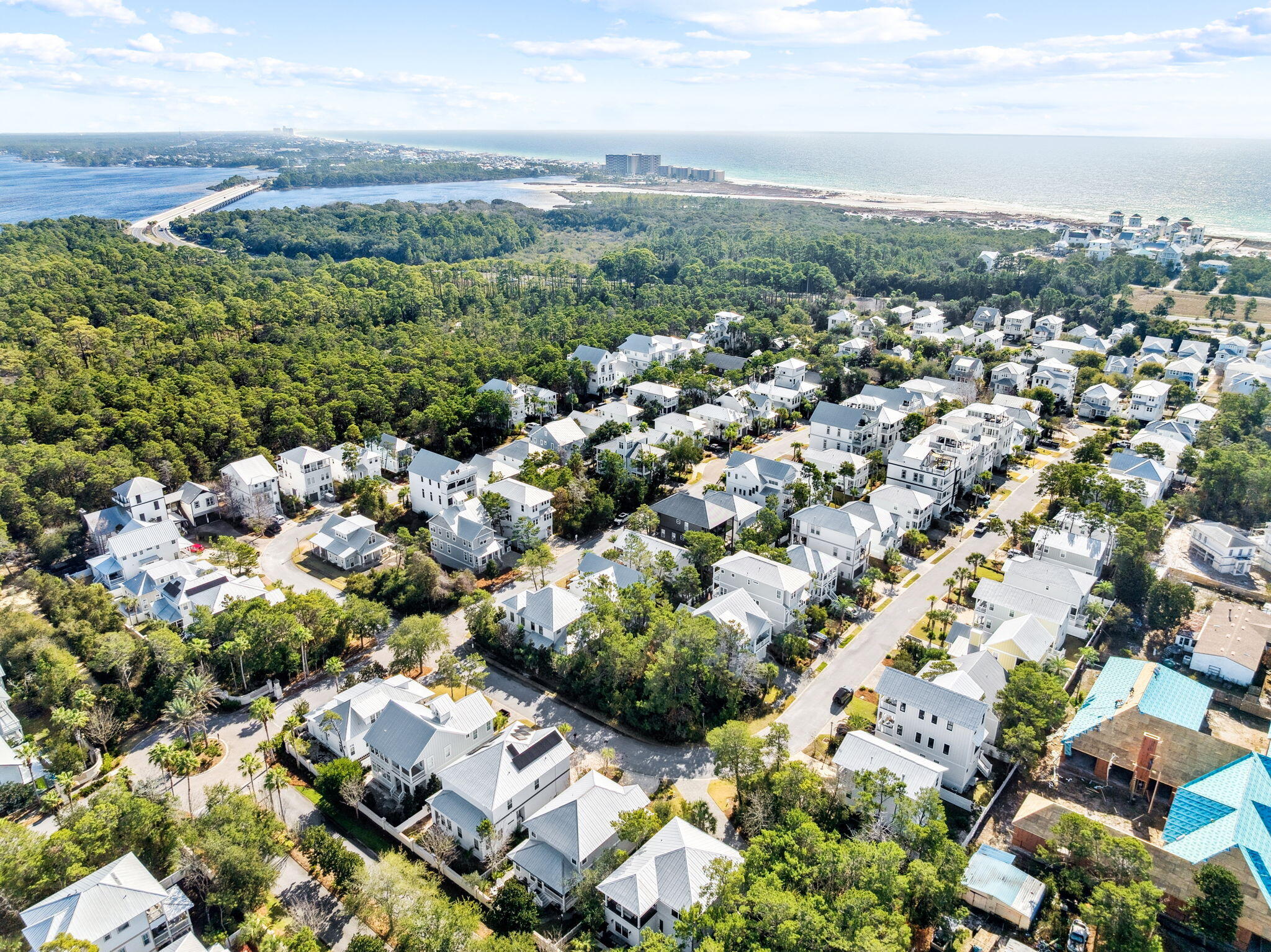 141 Grande Pointe Dr Inlet Beach Inlet Beach, FL 32461 - Photo 58 of 64 an aerial view of multiple house