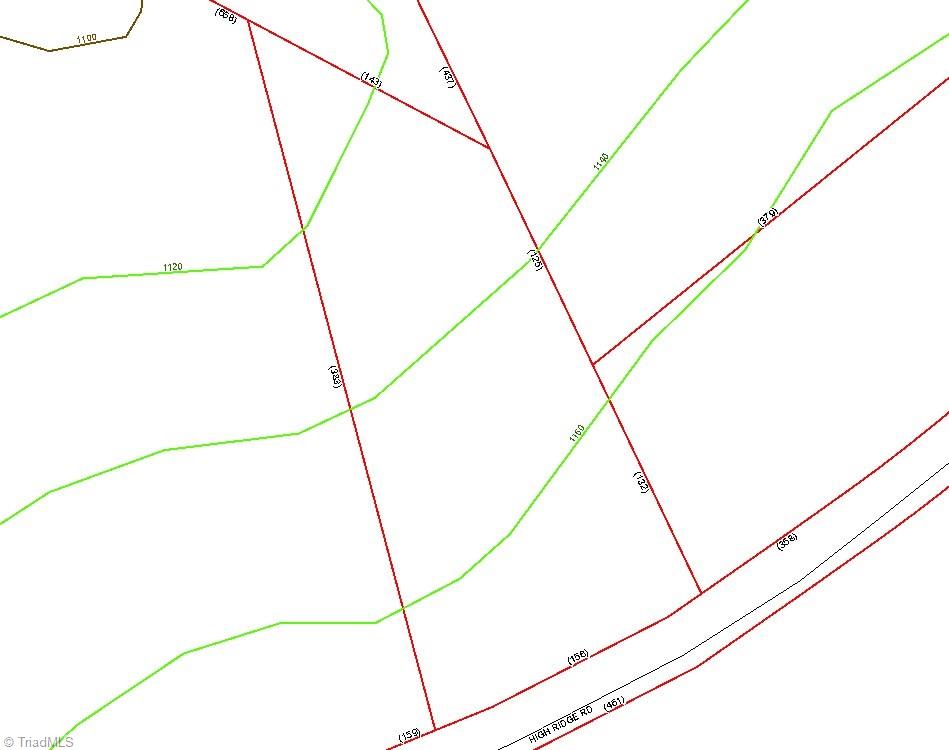 1-acre High Ridge Road Mount Airy, NC 27030 - Photo 13 of 13 160 ft road frontage. Contours on 20 ft sloping from the road.