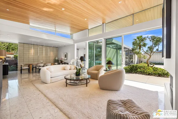 a view of a house with entertaining space