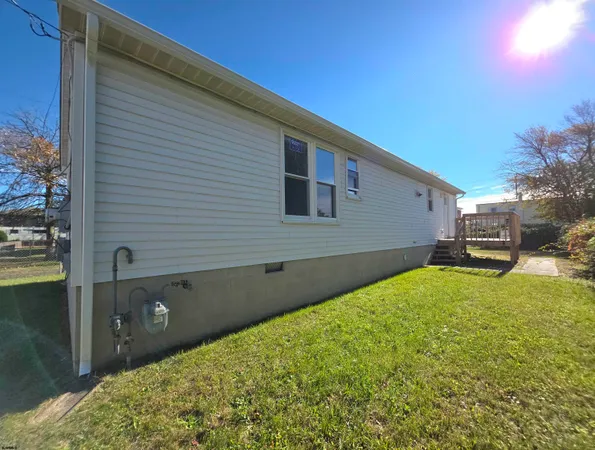 a backyard of a house