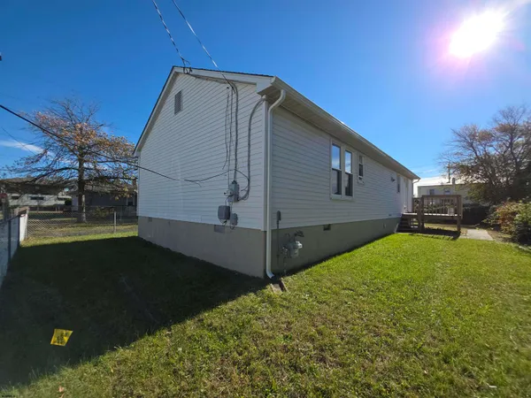 a view of backyard and outdoor space