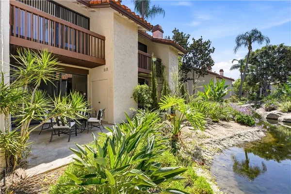 a view of a garden with plants