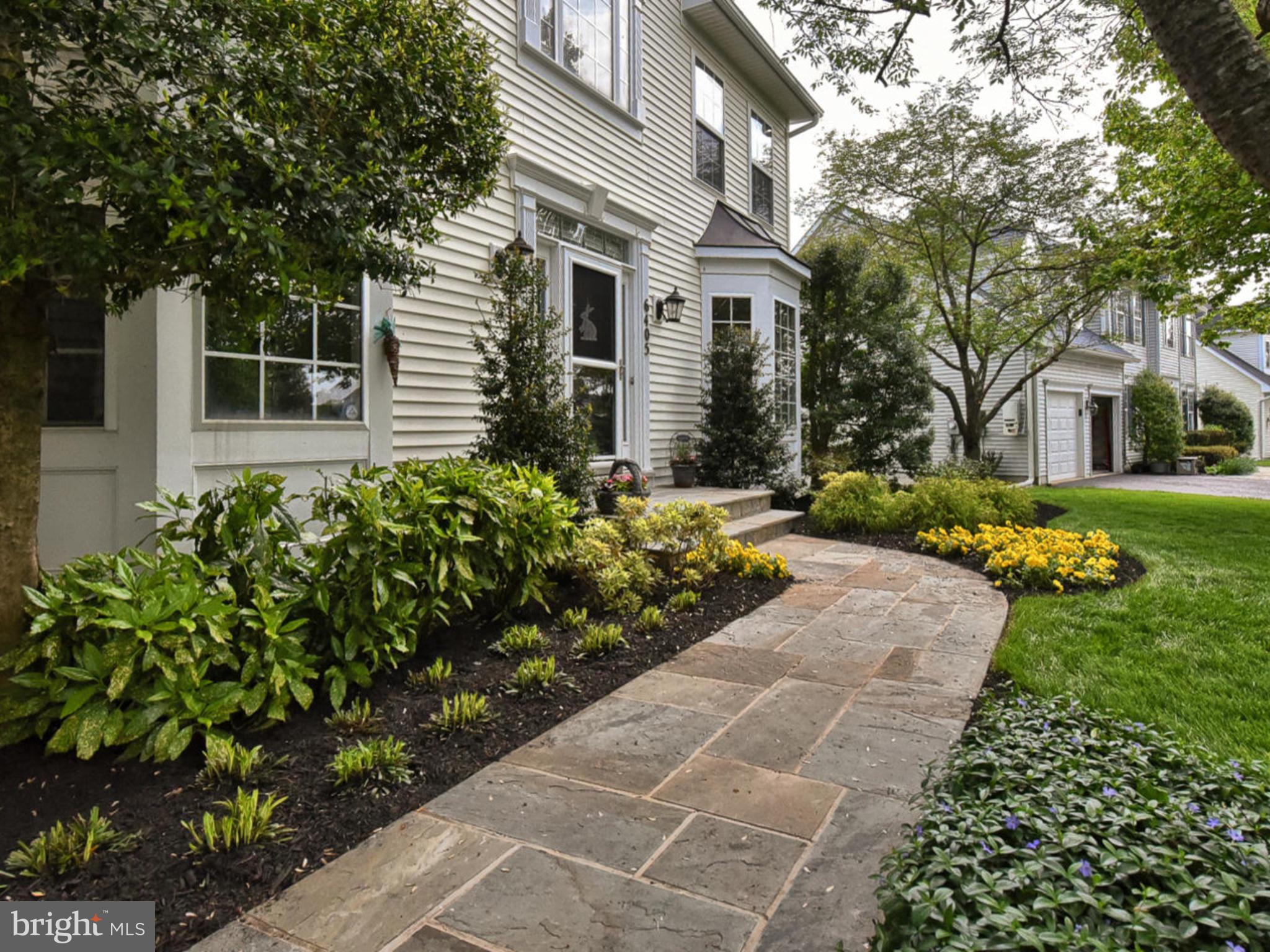 6405 Spring Forest Road Frederick, MD 21701 - Photo 2 of 68 Lovely landscaped walkway!