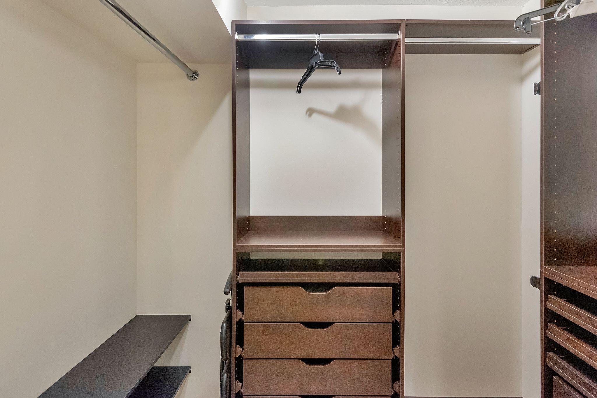 277 North Ocean Boulevard, Unit 2020 Boca Raton, FL 33432 - Photo 18 of 33 a view of walk in closet with clothes and shoes