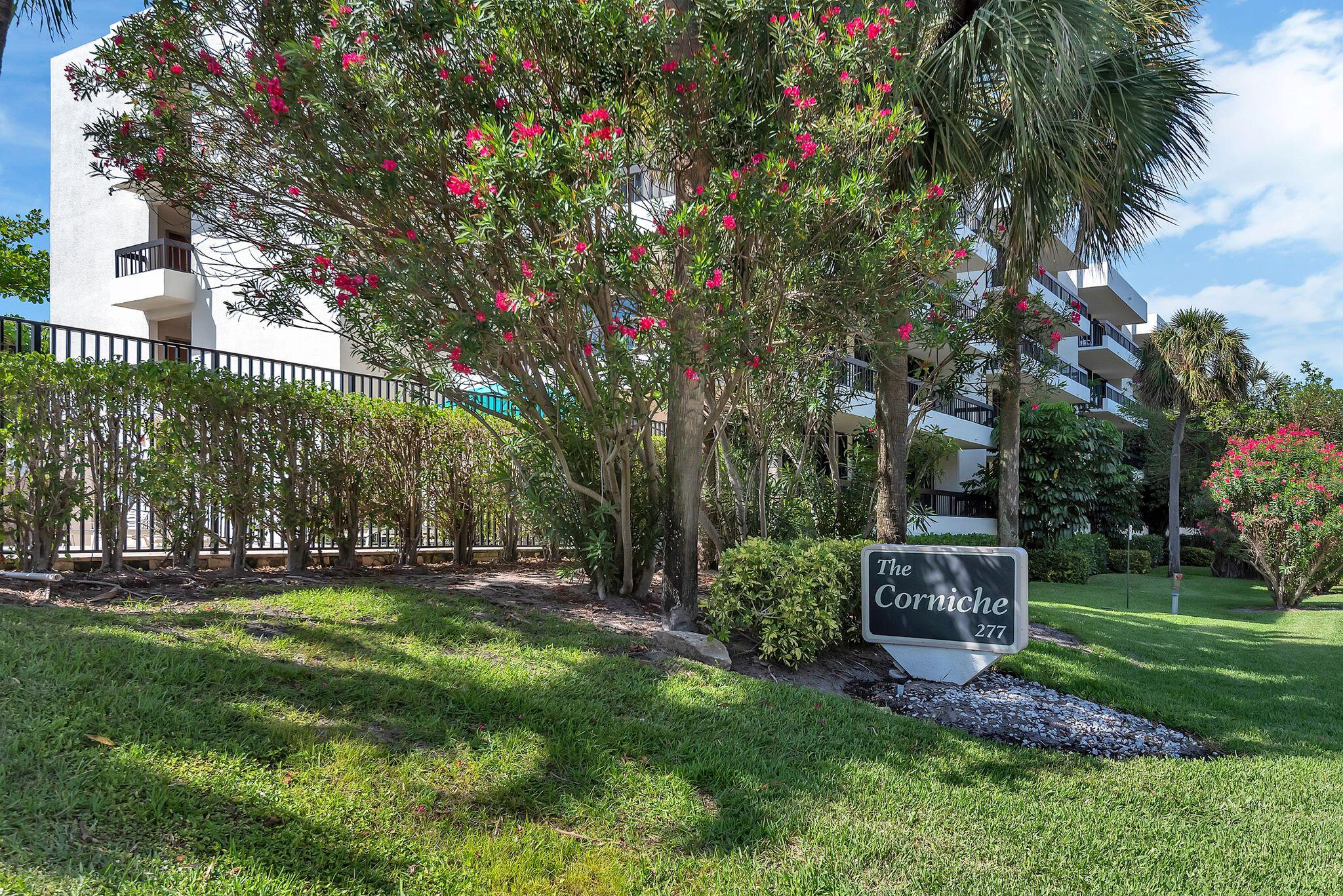 277 North Ocean Boulevard, Unit 2020 Boca Raton, FL 33432 - Photo 2 of 33 a view of a backyard with garden