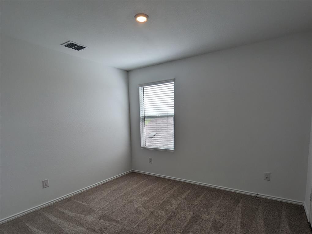 152 Avre Loop Kyle, TX 78640 - Photo 17 of 24 A well-lit room offers comfort with plush carpeting and natural light filtering through window blinds.