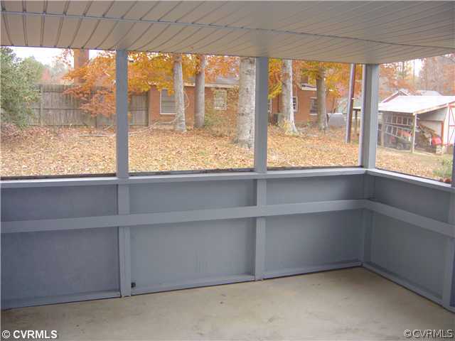 10240 Greglynn Road North Chesterfield, VA 23236 - Photo 13 of 15 Porch - Screened in back porch for great entertain