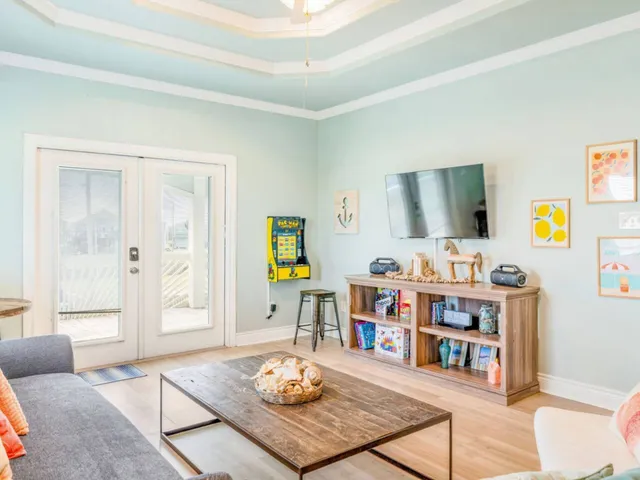 a living room with a couch and a couch