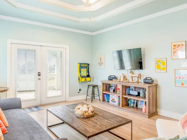 a living room with a couch and a couch