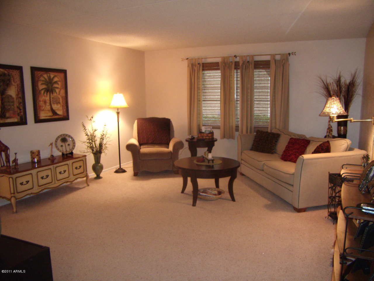 4201 East Camelback Road, Unit 19 Phoenix, AZ 85018 - Photo 4 of 27 LIVING ROOM