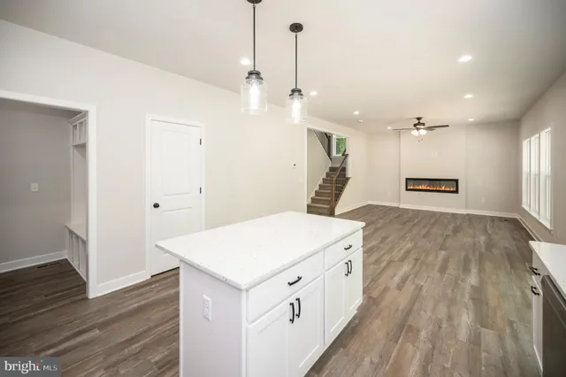 a very nice looking room with a wooden floor