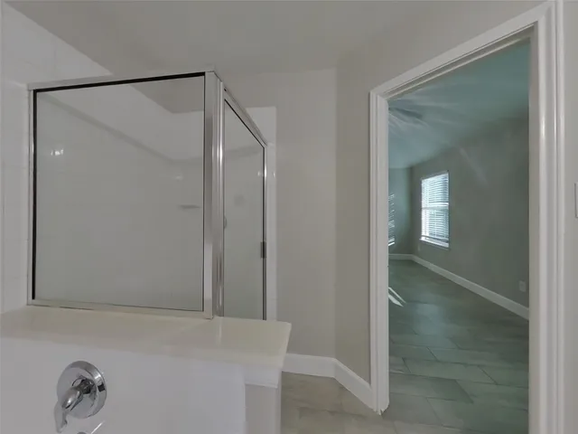 a view of an empty room