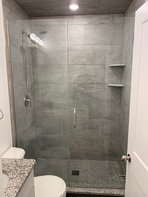 16 5th Street, Unit 31 Chelsea, MA 02150 - Photo 7 of 25 a bathroom with a shower a toilet and a sink