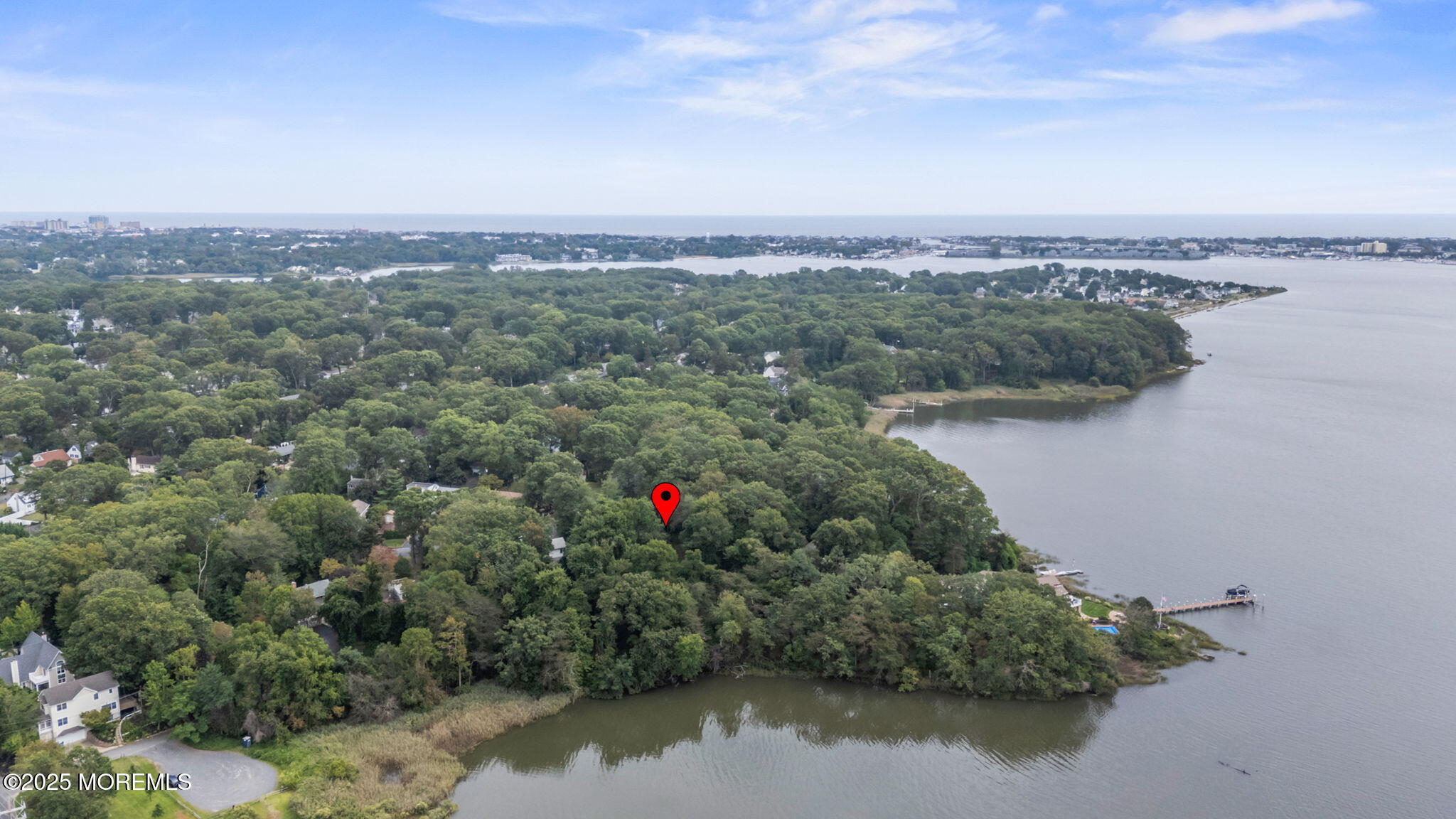 724 South Riverside Drive Neptune Township, NJ 07753 - Photo 33 of 39 an aerial view of a houses with city view and lake view