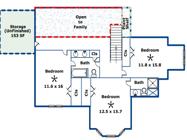 648 Pendleton Lake Road Raleigh, NC 27614 - Photo 29 of 30 Measurements 2nd Floor