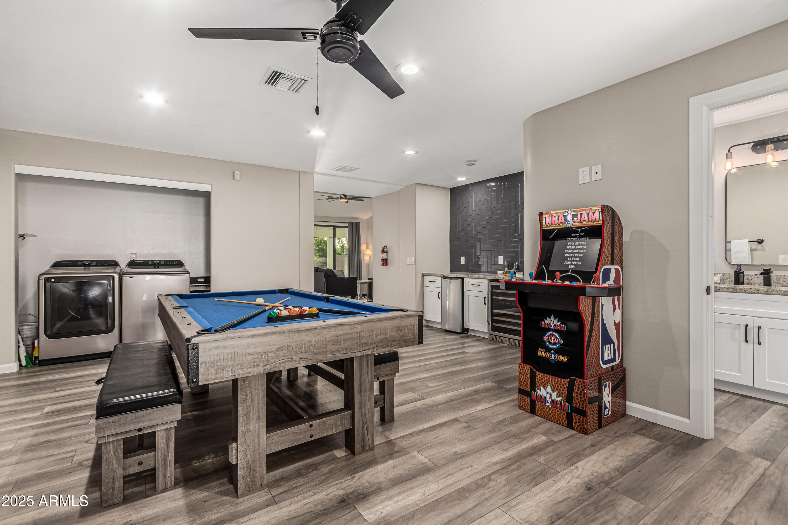 3438 North 30th Street Phoenix, AZ 85016 - Photo 17 of 26 a view of a dining room with furniture and wooden floor