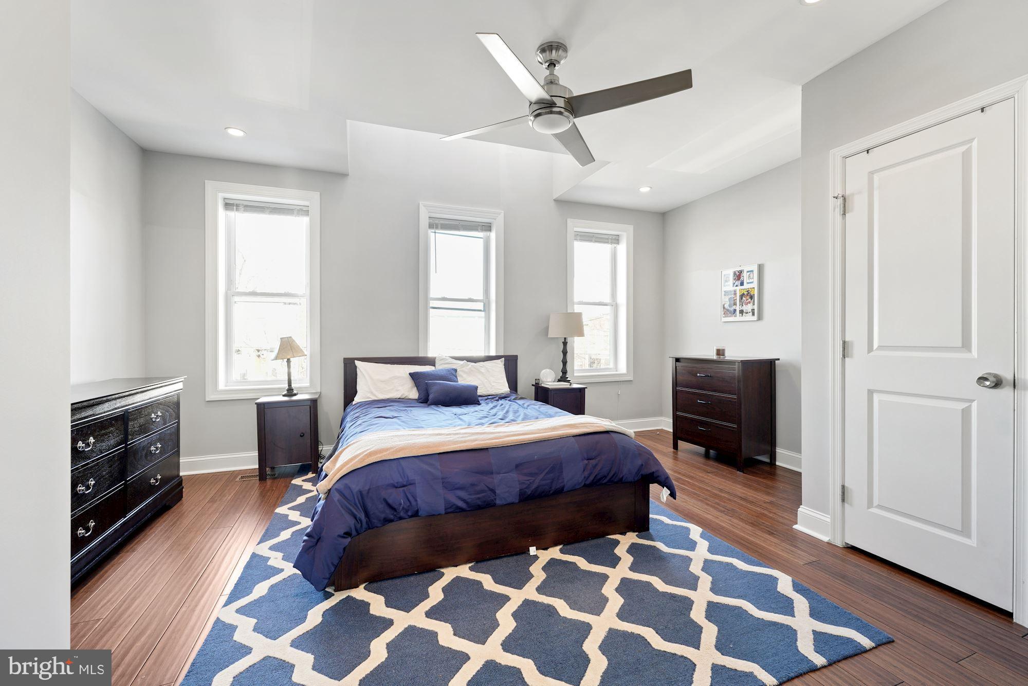 225 Channing Street Northeast Washington, DC 20002 - Photo 12 of 28 Large Primary Bedroom with Open Ceilings