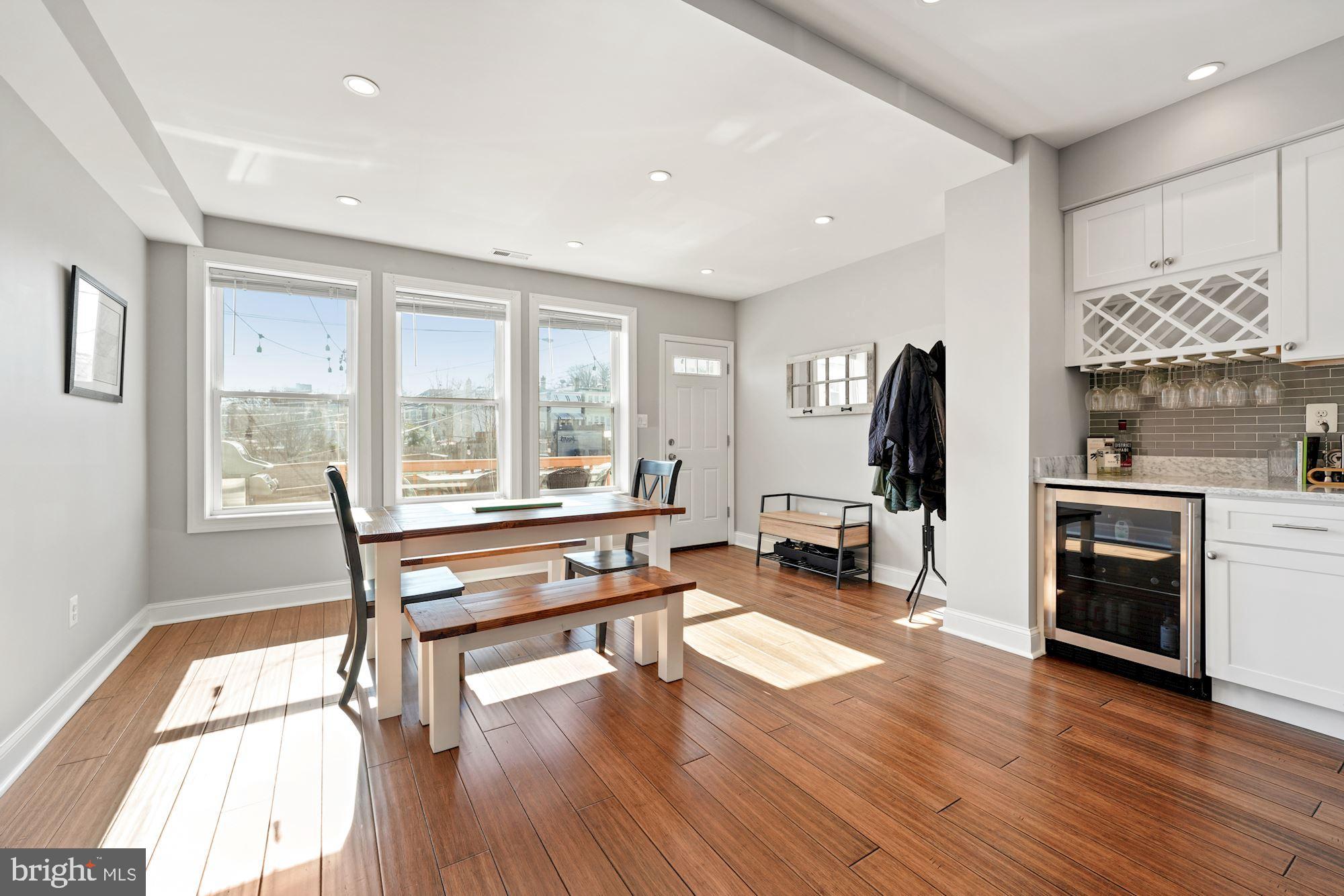 225 Channing Street Northeast Washington, DC 20002 - Photo 8 of 28 Bright Dining Area with Butler's Pantry
