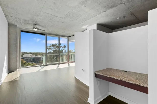 wooden floor in an empty room