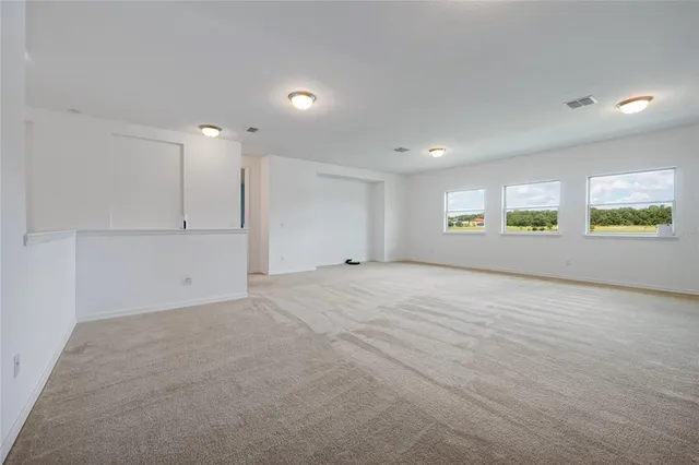 a view of an empty room