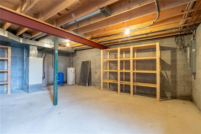 275 Cowpath Road Aliquippa, PA 15001 - Photo 19 of 24 Basement offers lots of storage and high ceilings.