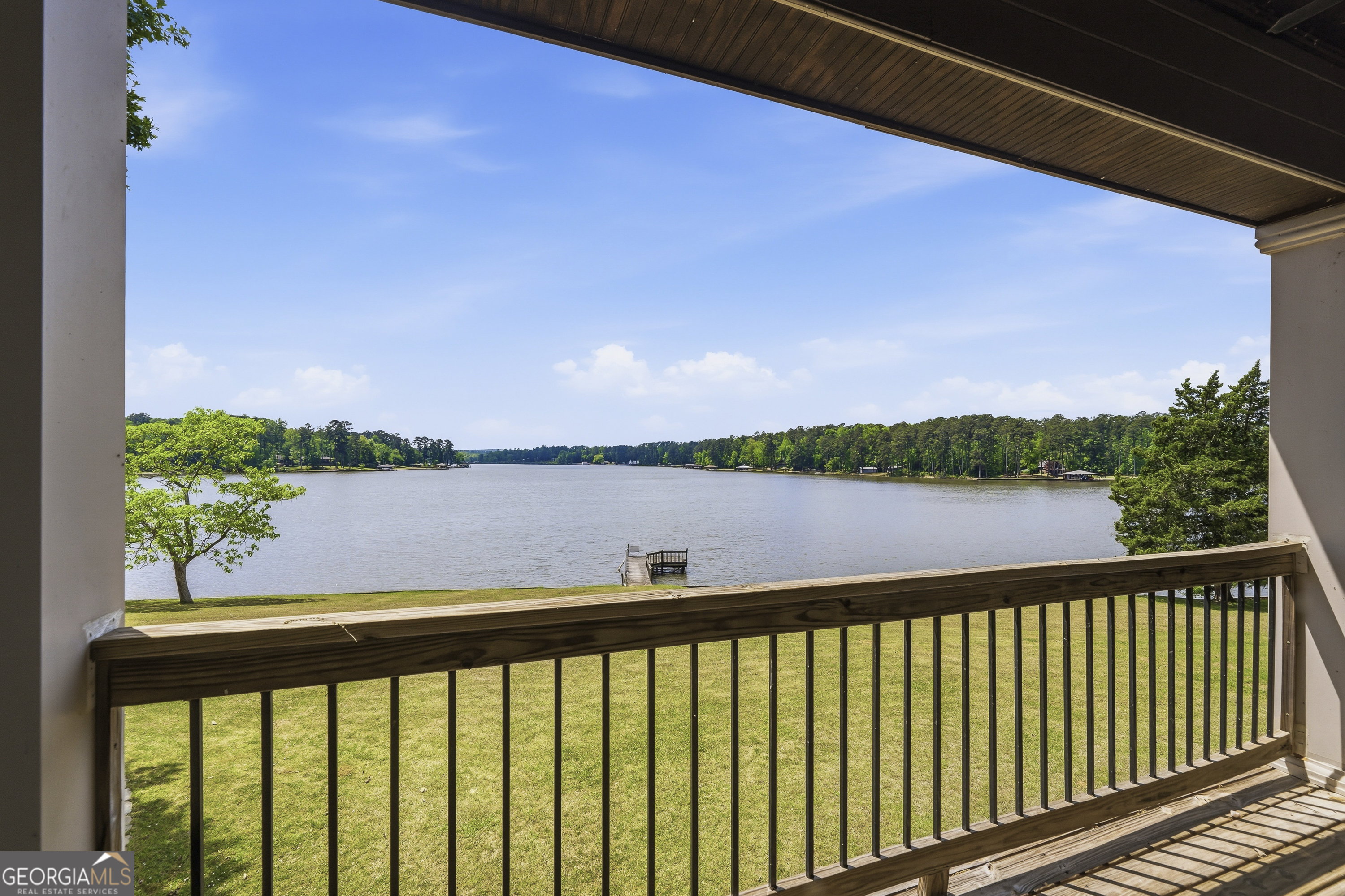 1038 Dennis Station Road Southwest Eatonton, GA 31024 - Photo 22 of 72 a view of lake from balcony
