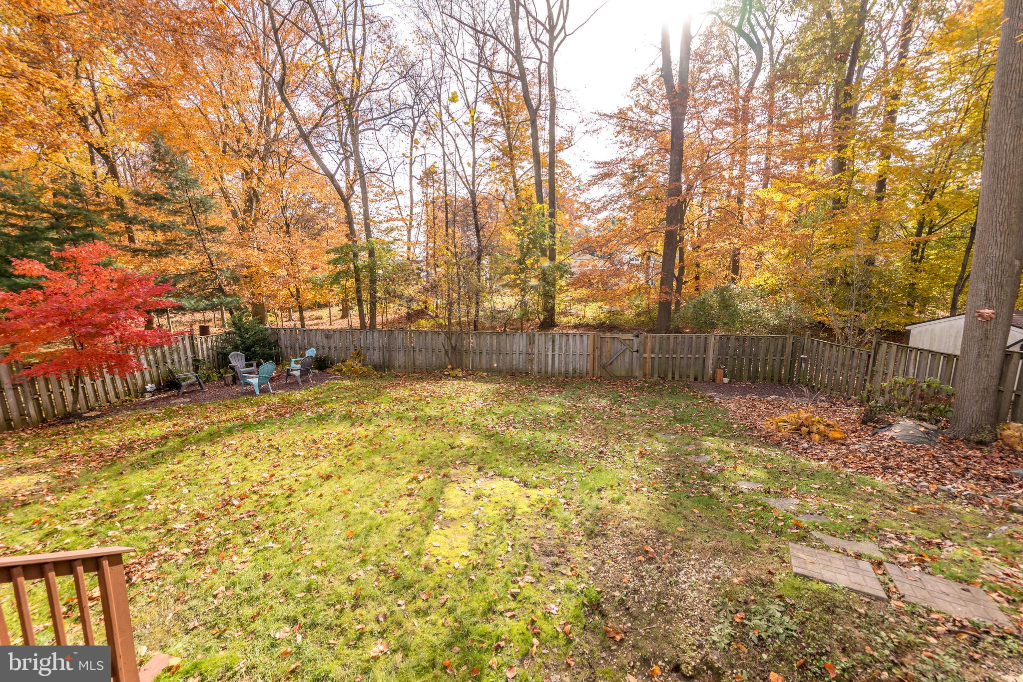 2738 Parallel Path Abingdon, MD 21009 - Photo 31 of 33 Private Rear Yard Backing to Woods