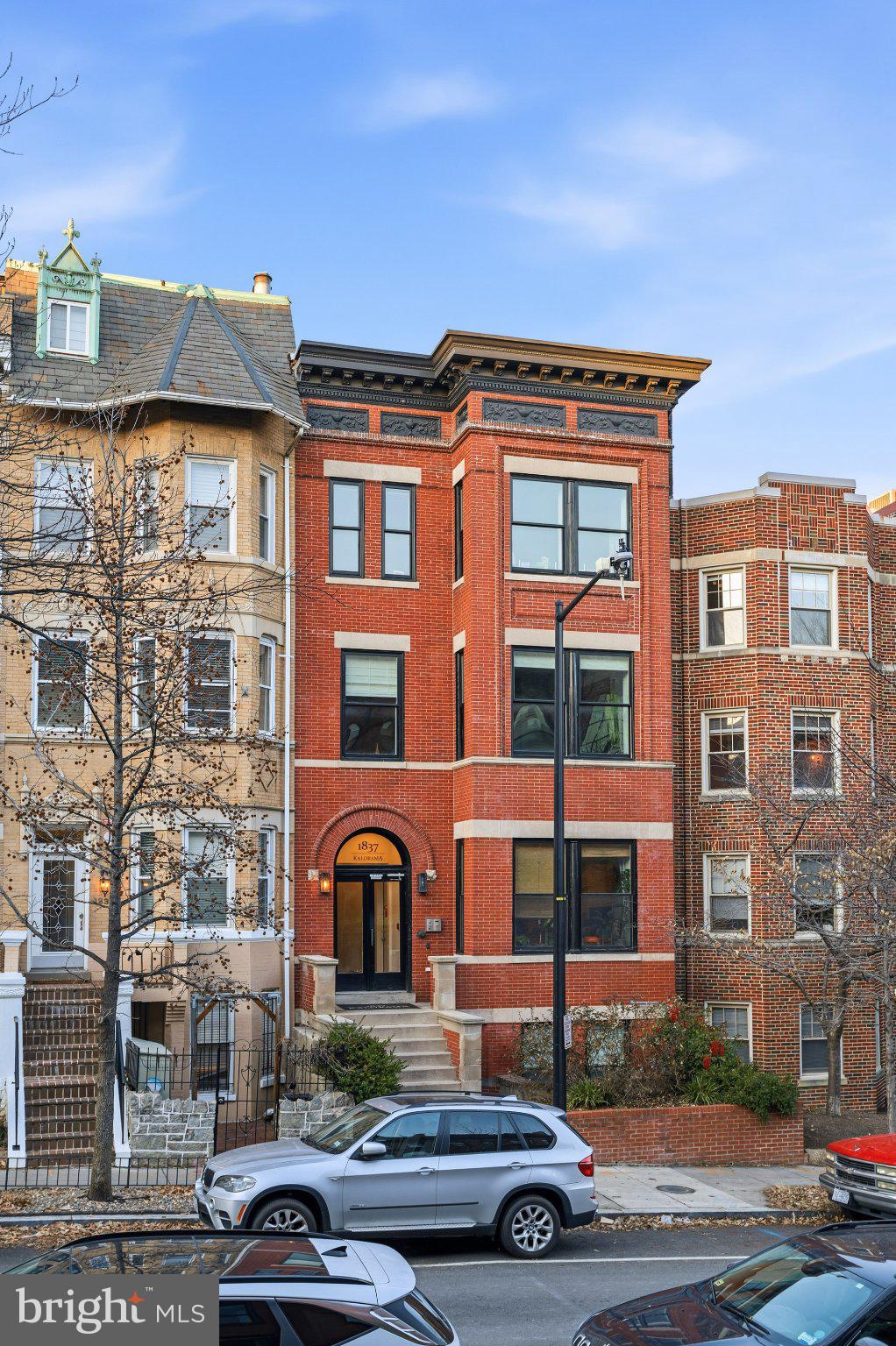 1837 Kalorama Road Northwest, Unit F Washington, DC 20009 - Photo 40 of 42 Charming brick facade in urban setting.