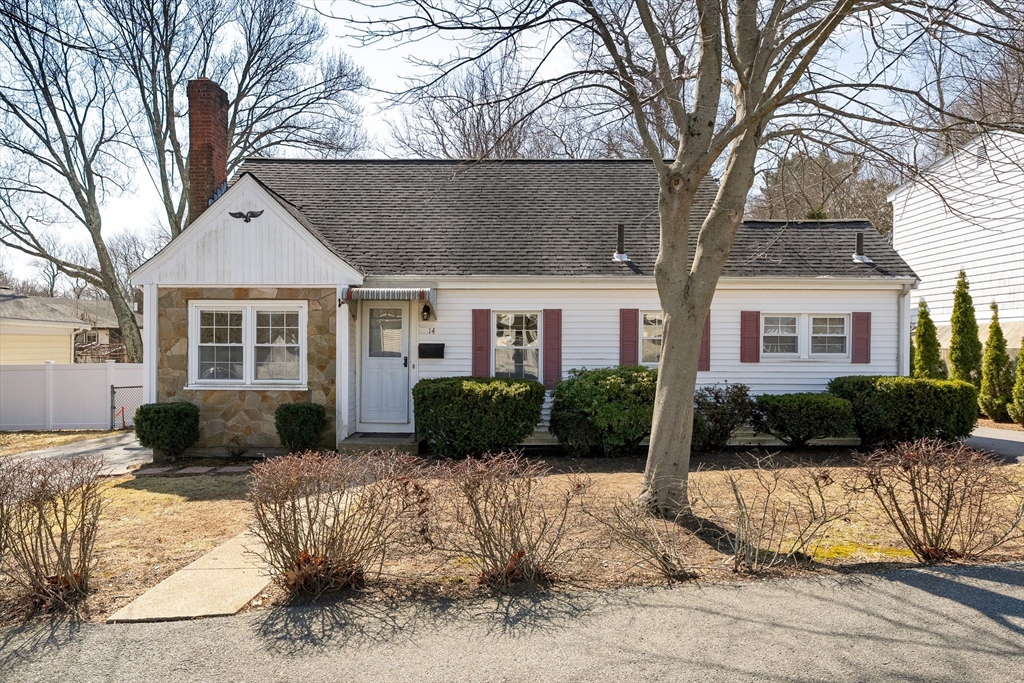 14 Hillside Road Braintree, MA 02184 - Photo 1 of 42 a front view of a house with a yard