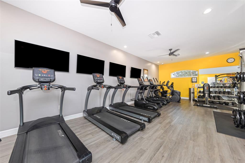8646 Pinetop Ridge Lane Brooksville, FL 34613 - Photo 50 of 76 a view of a room with gym equipment