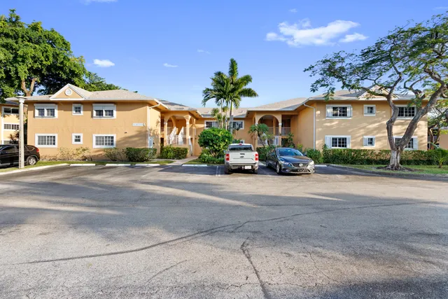 a car parked in front of a building