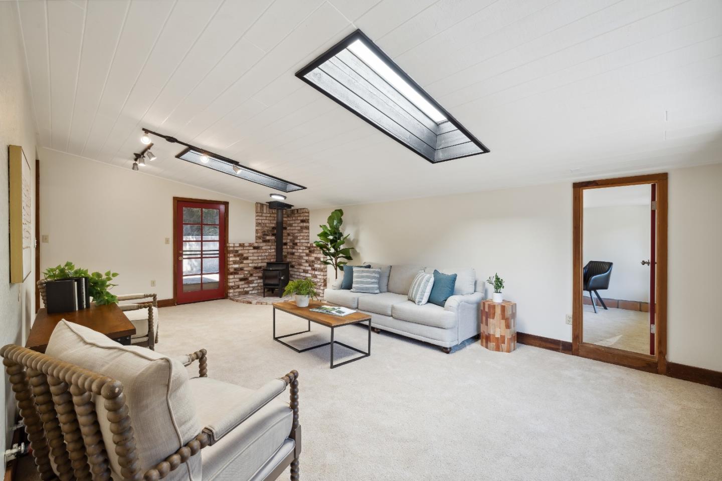 10845 Vineland Road Ben Lomond, CA 95005 - Photo 26 of 77 a living room with furniture and wooden floor