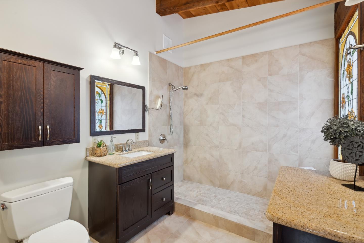 10845 Vineland Road Ben Lomond, CA 95005 - Photo 30 of 77 a bathroom with a sink and a mirror