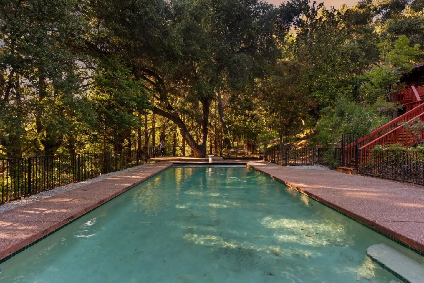 10845 Vineland Road Ben Lomond, CA 95005 - Photo 70 of 77 a view of a backyard with a large tree