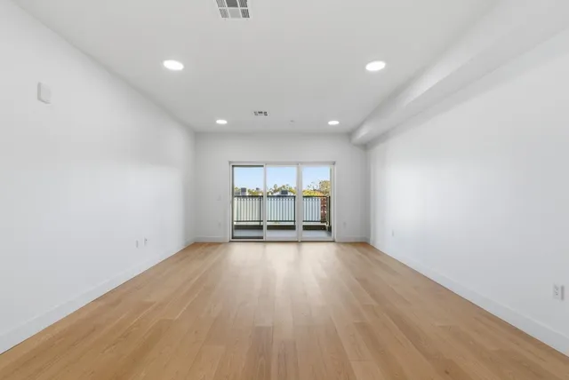 a view of city from balcony